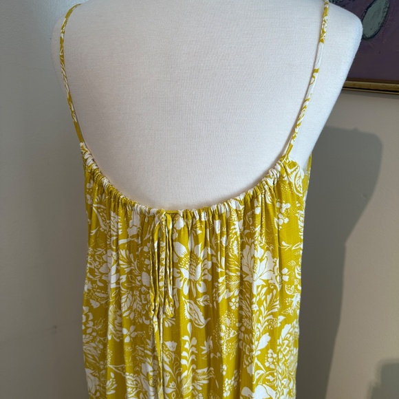 Lulu's Sz S Yellow Floral Tank Dress - Picture 6 of 7